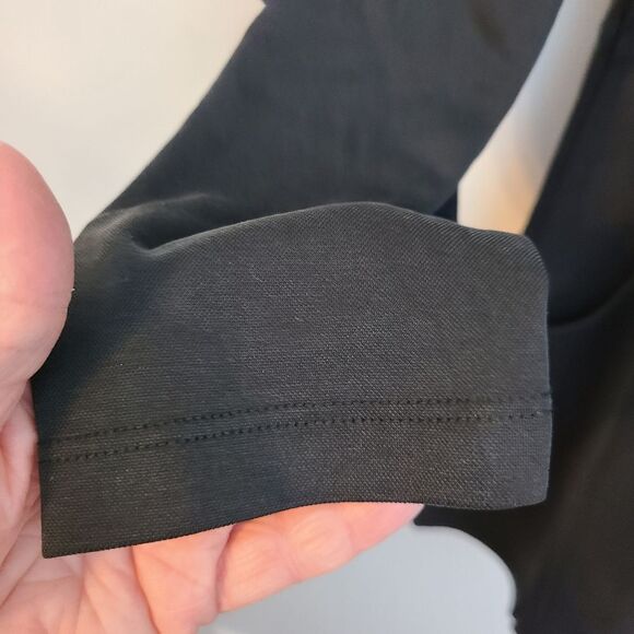 Soft Surroundings Women SP Fairfax Tunic Black Button High Low Pockets NWT - Picture 7 of 11